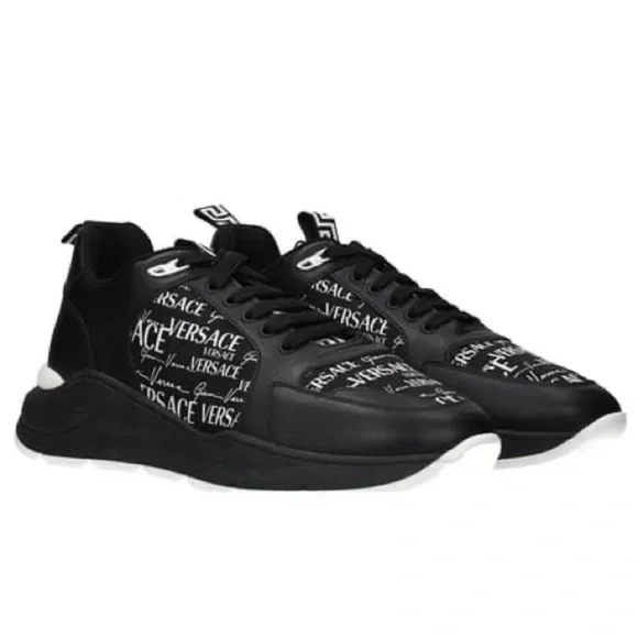 Versace la Greca medusa logo all over sneakers NWB
